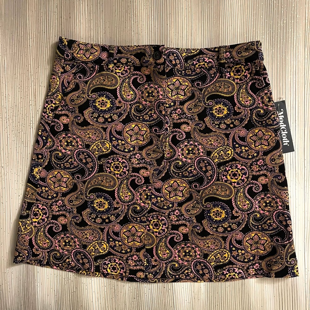 Modcloth Spin Your Partner Mini Skirt | Size 12 | New With Tags